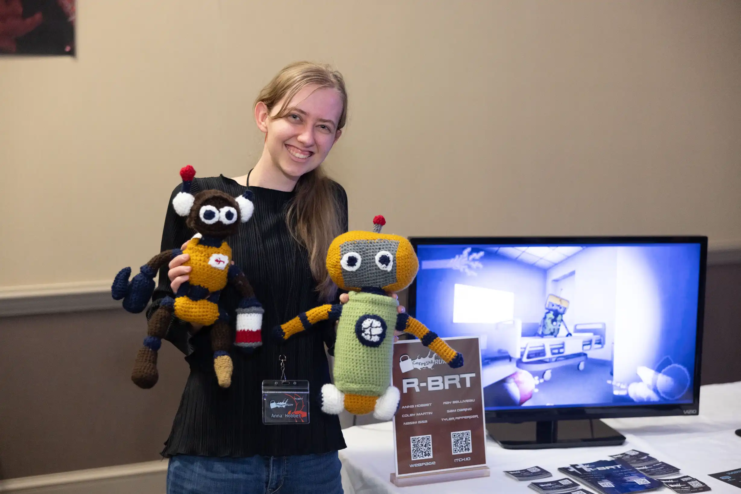 Wake Tech students show off their original video games at the Simulation and Game Development annual student showcase.