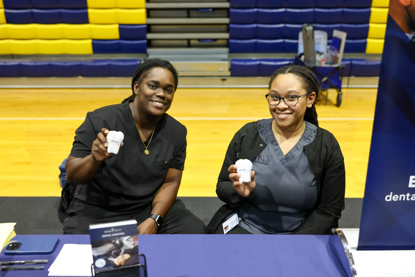 Wake Tech staff prepare to meet prospective students and others at the annual Fall Open House.