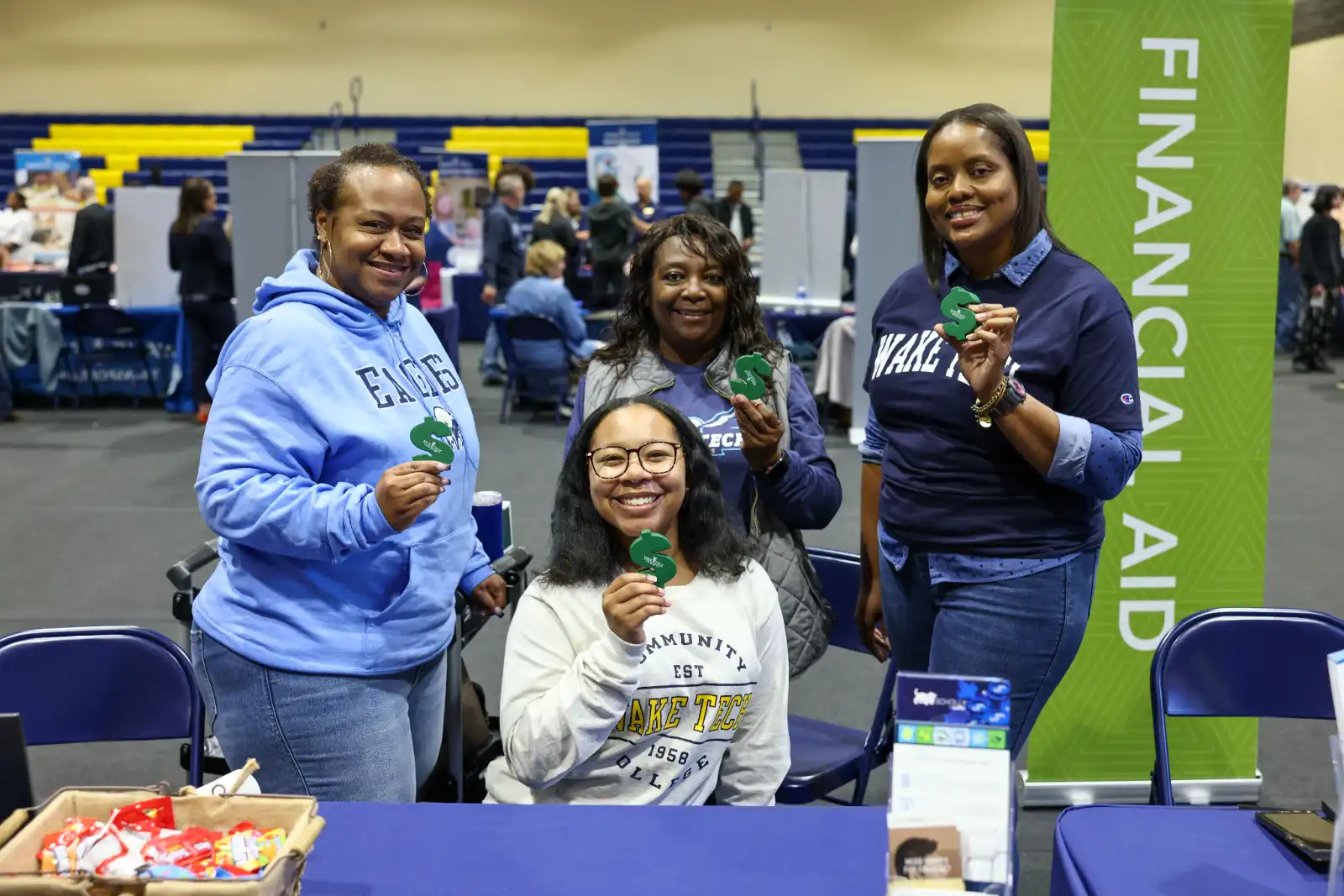Wake Tech staff prepare to meet prospective students and others at the annual Fall Open House.