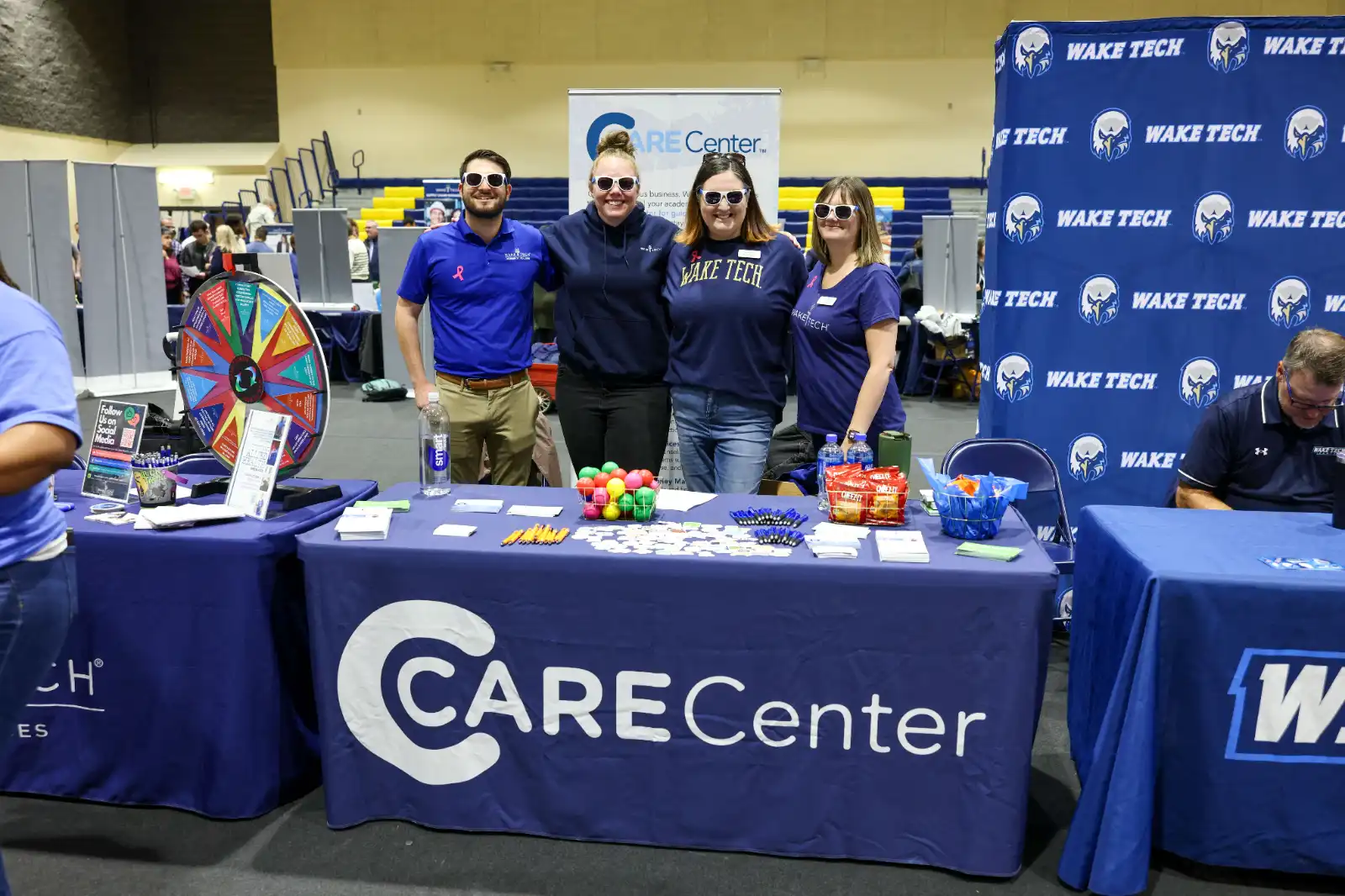Wake Tech staff prepare to meet prospective students and others at the annual Fall Open House.