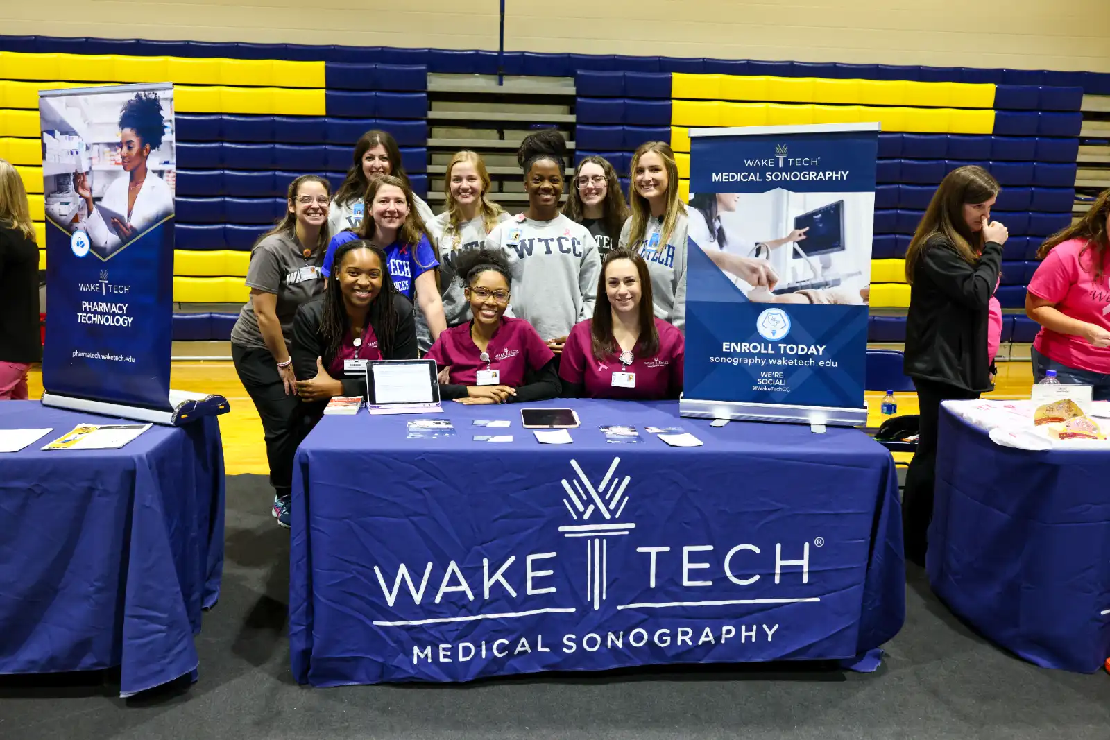 Wake Tech staff prepare to meet prospective students and others at the annual Fall Open House.