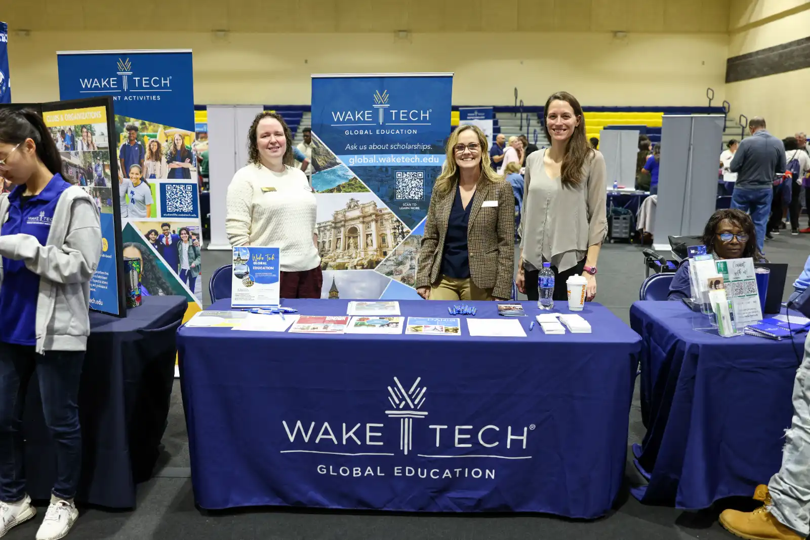 Wake Tech staff prepare to meet prospective students and others at the annual Fall Open House.