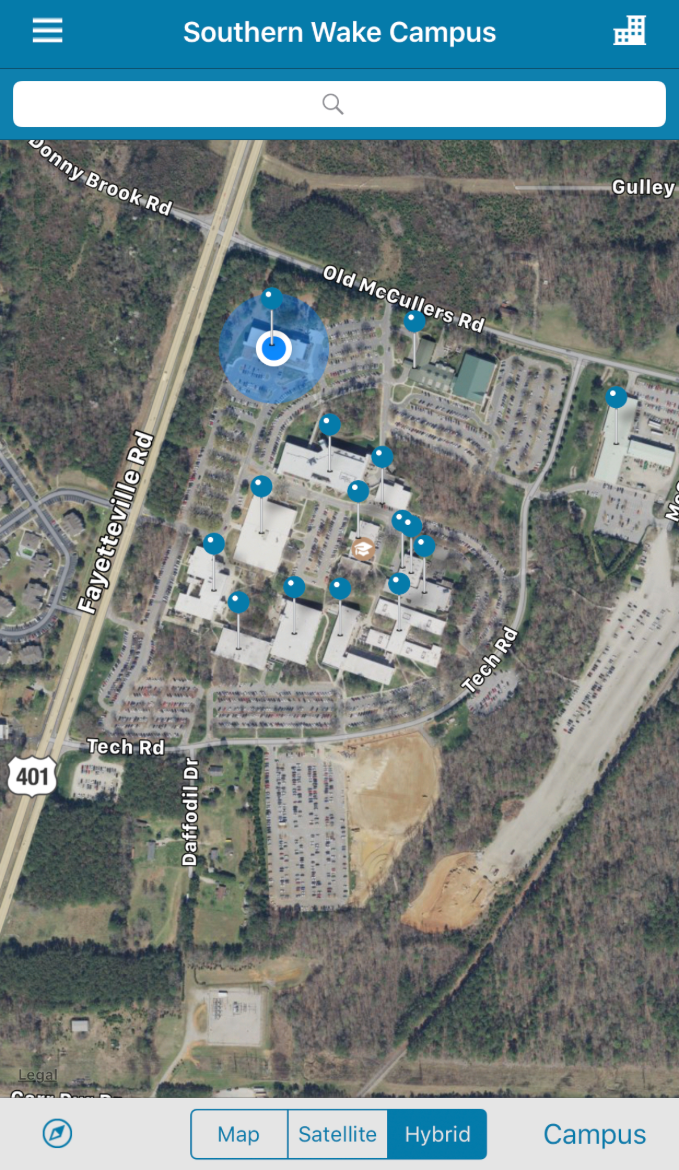 Easy access to campus maps.