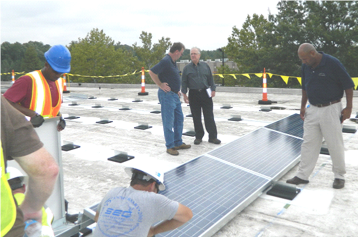 Wake Tech Unveils Rooftop Solar Array