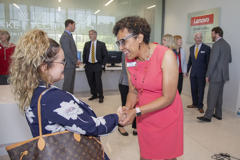 Lenovo has donated $157,000 to support student scholarships, equipment, and technology at the RTP Campus. 
