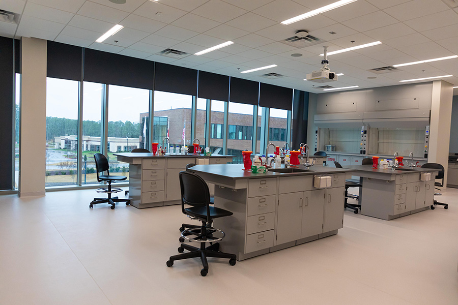 Interior of Lilly Science and Technology Center