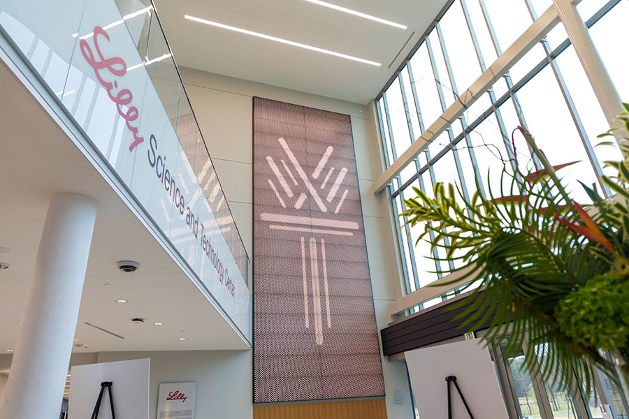 Lilly Science and Technology Center entrance