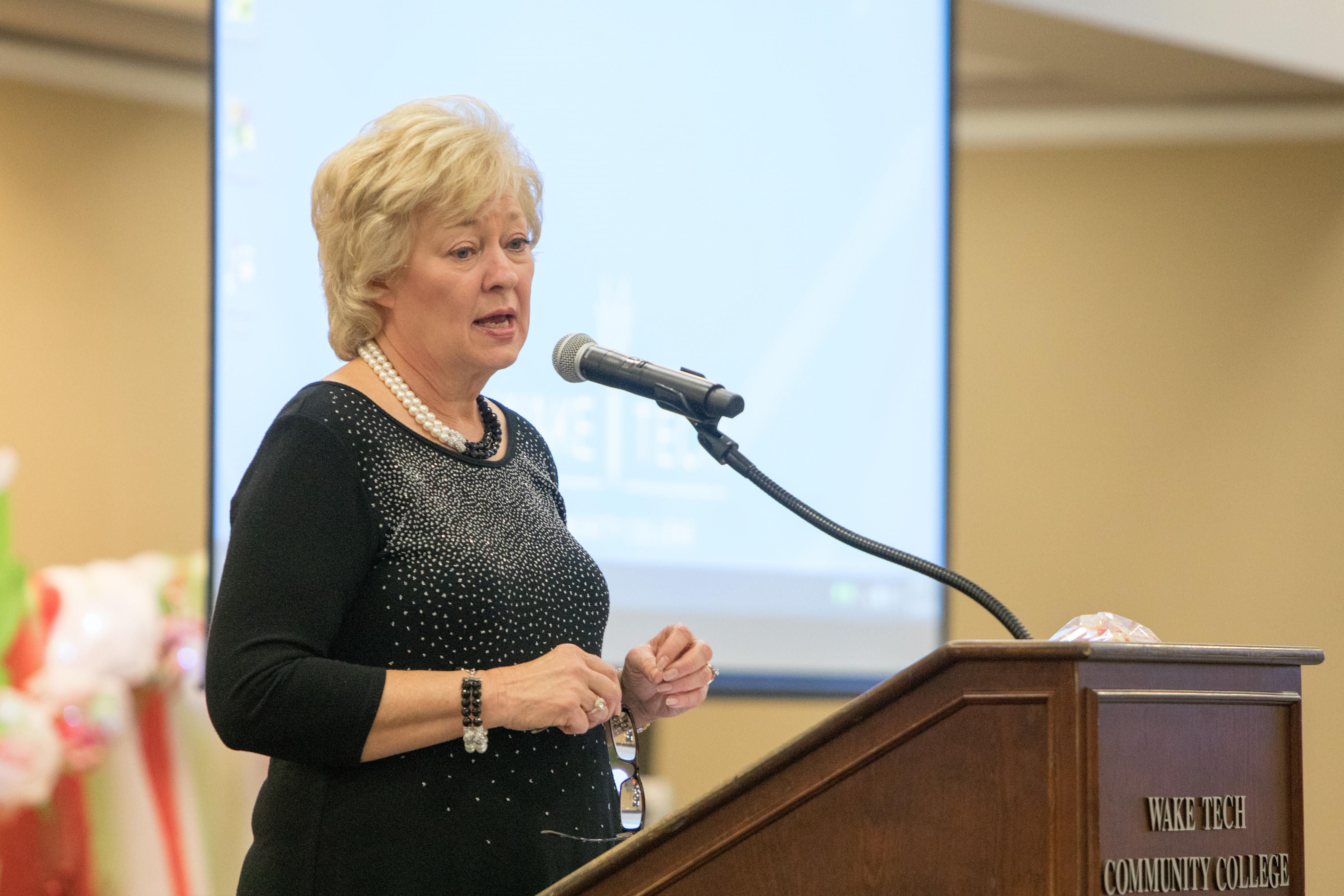 Doris Huebner, Vice-Chair, Wake Tech Board of Trustees 