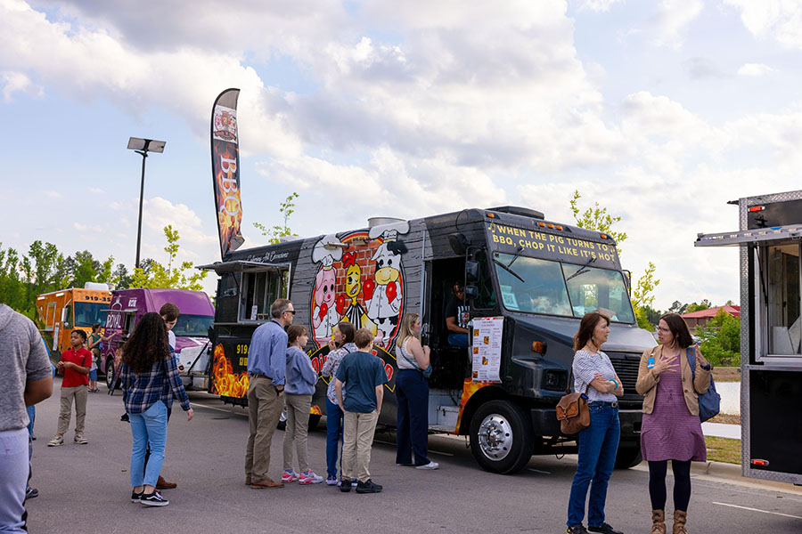 The Wake Tech East opening ceremony included food, music and more.