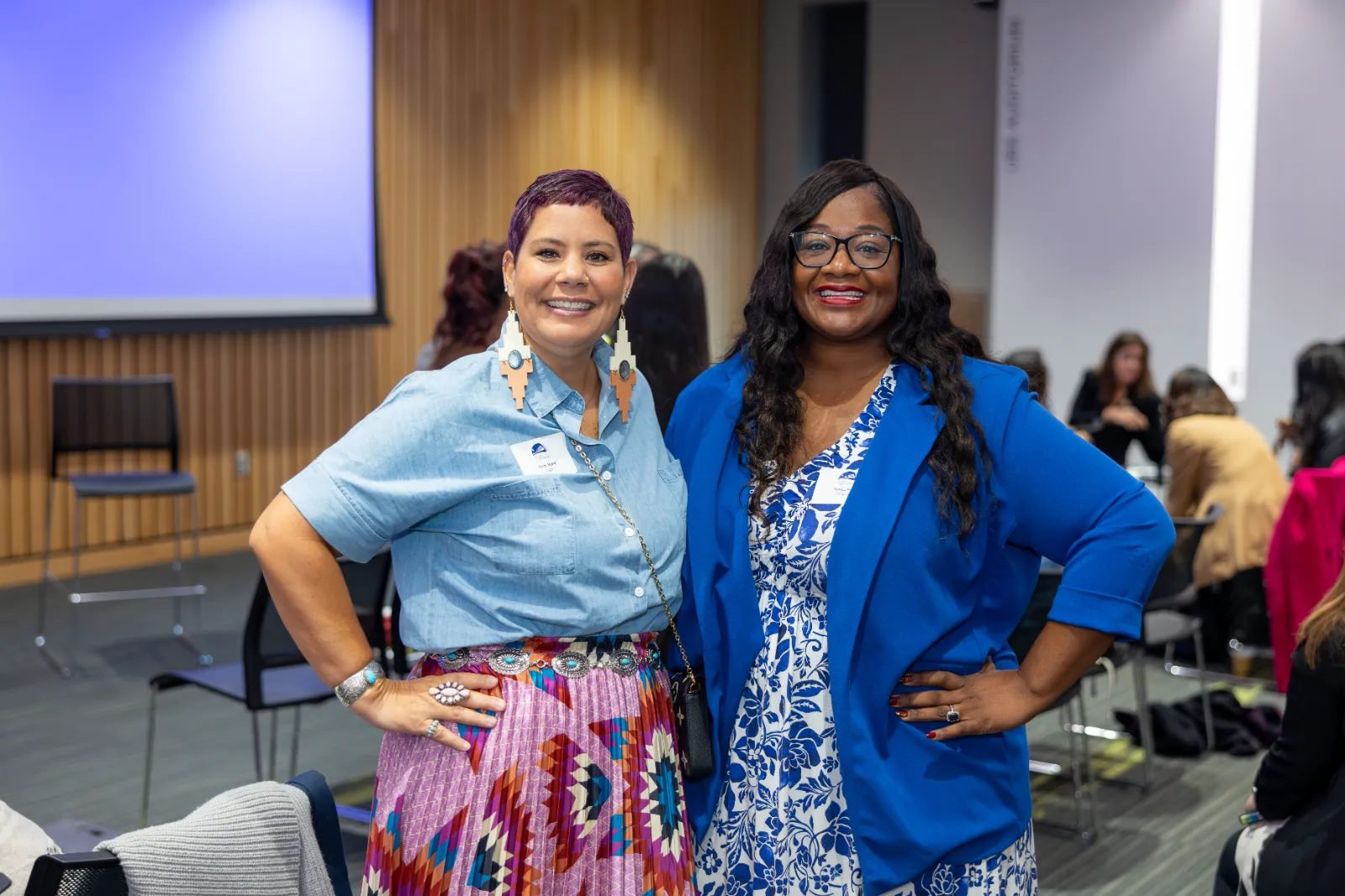 Wake Tech faculty and staff members participated in a Wake Invests in Women Collective Conversation event focused on artificial intelligence in the workplace.