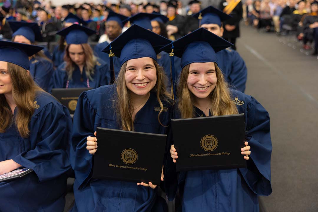 Ava Marie and Natalie Elizabeth Pasquarella, graduates