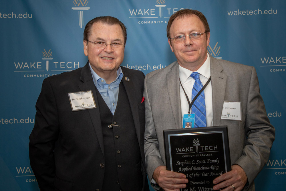 Wake Tech Lee Wittmann, Applied Benchmarking of the Year 2018