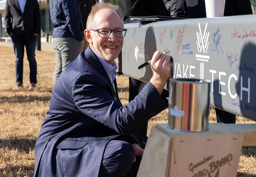 Chuck Scott, Vice President of Facilities at Wake Tech