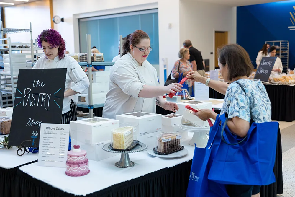 Future pastry chefs, cake designers and bakery managers show off their skills at Wake Tech's popular Bakers' Row event.