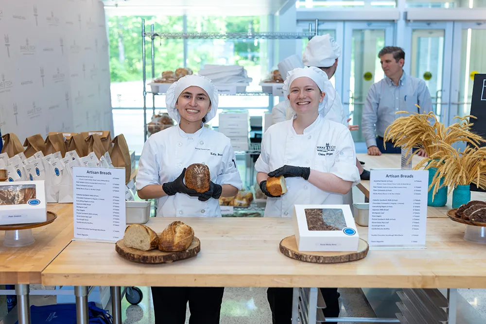 Future pastry chefs, cake designers and bakery managers show off their skills at Wake Tech's popular Bakers' Row event.