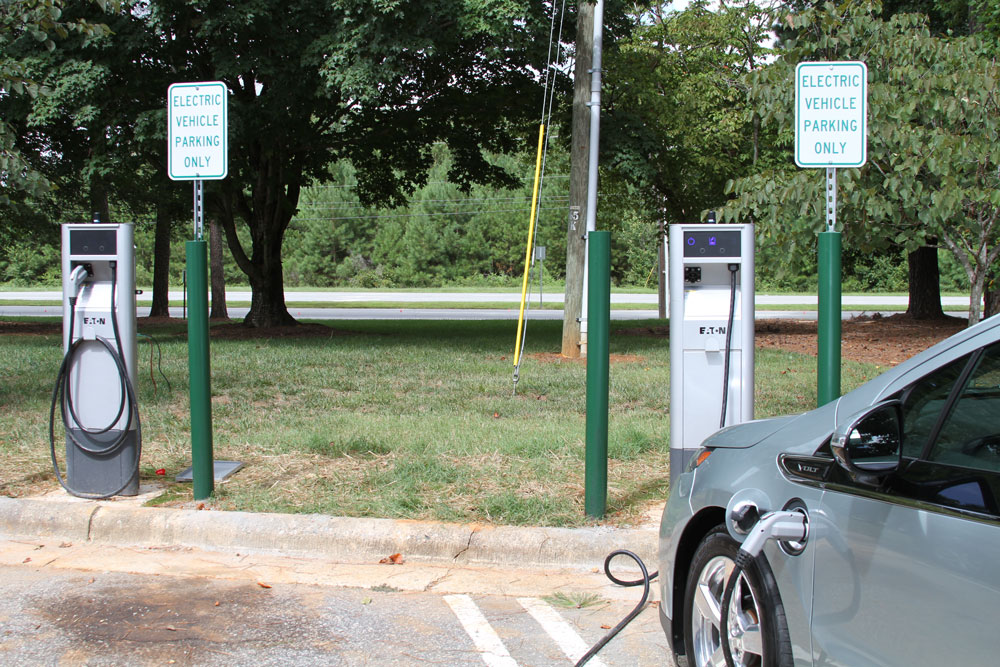 Wake Tech Adds Charging Stations for Electric Vehicles