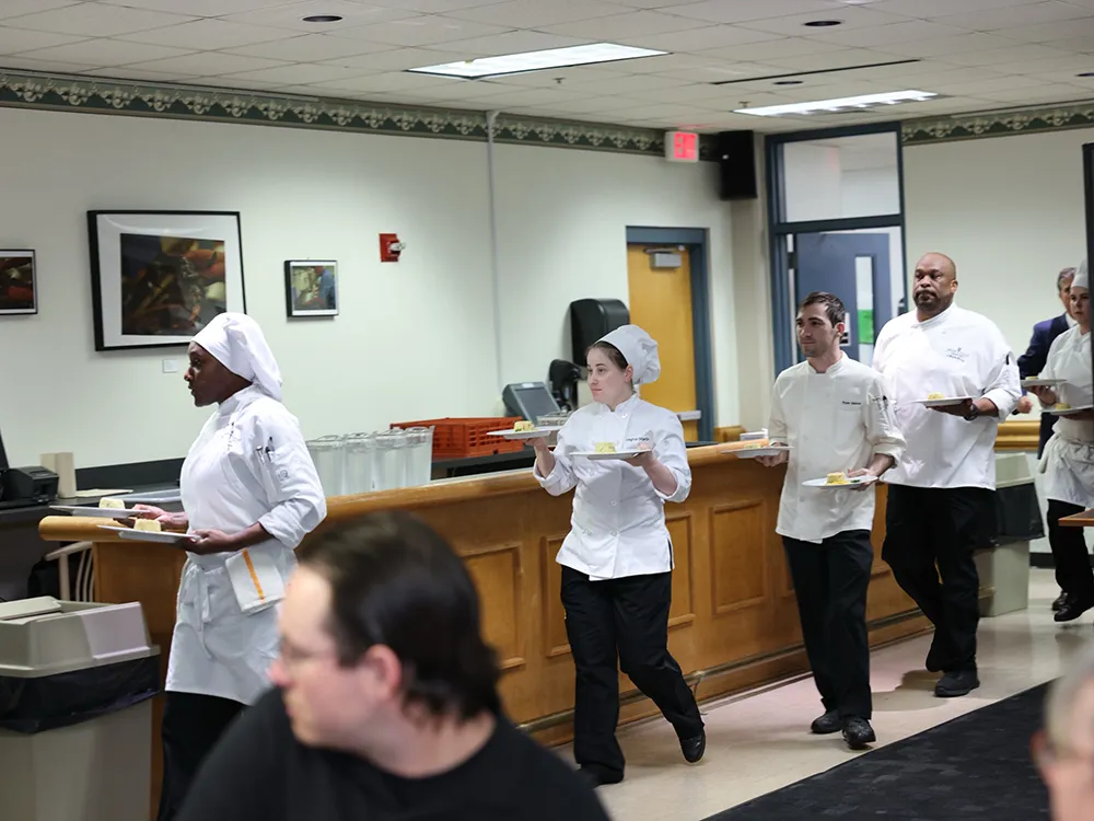 Guests enjoyed a fine-dining experience while supporting Culinary Arts students planning a Study Abroad trip to Italy.