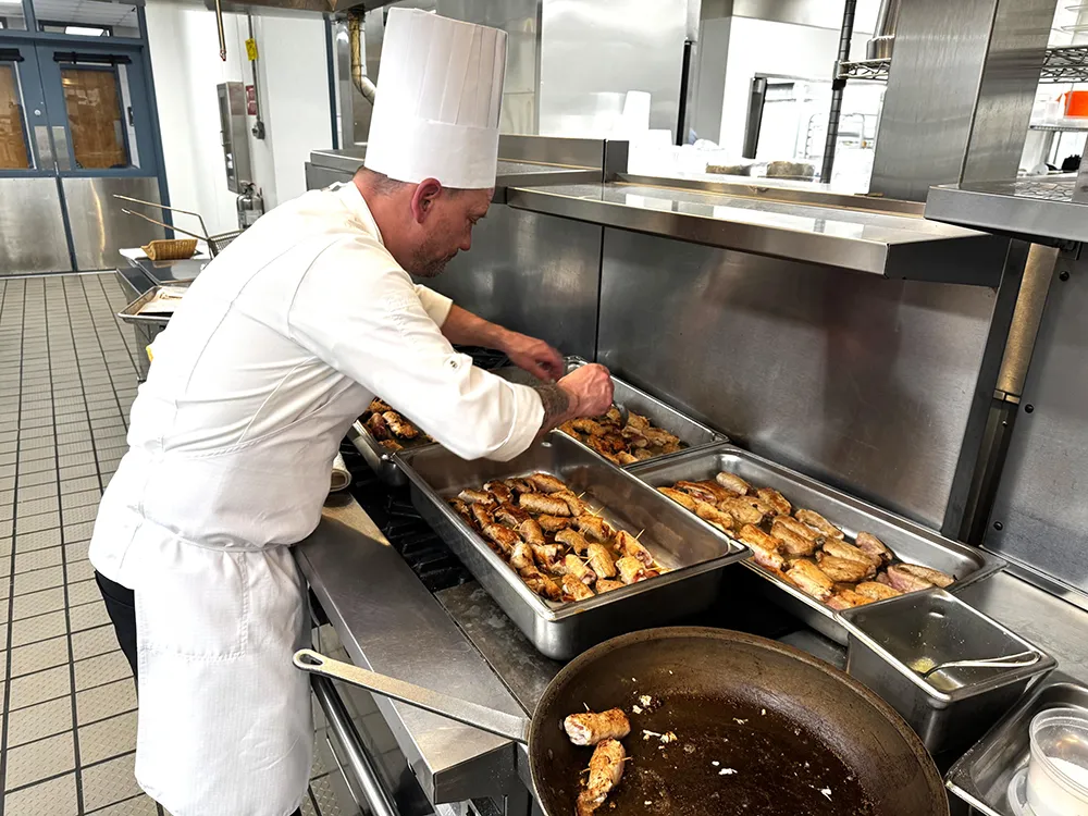 Guests enjoyed a fine-dining experience while supporting Culinary Arts students planning a Study Abroad trip to Italy.