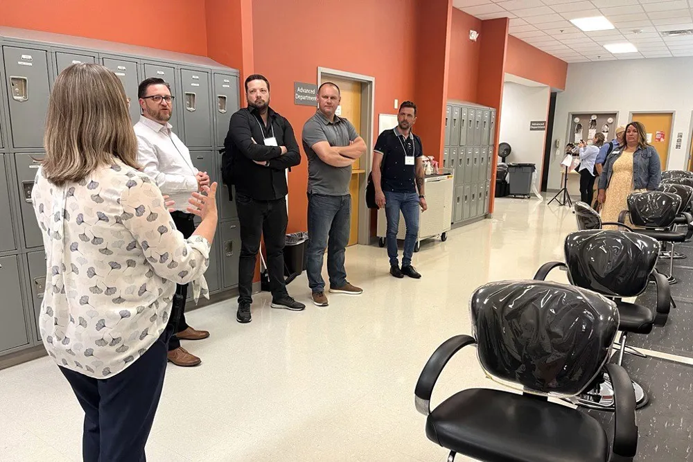 College Welcomes Delegation from Moldova