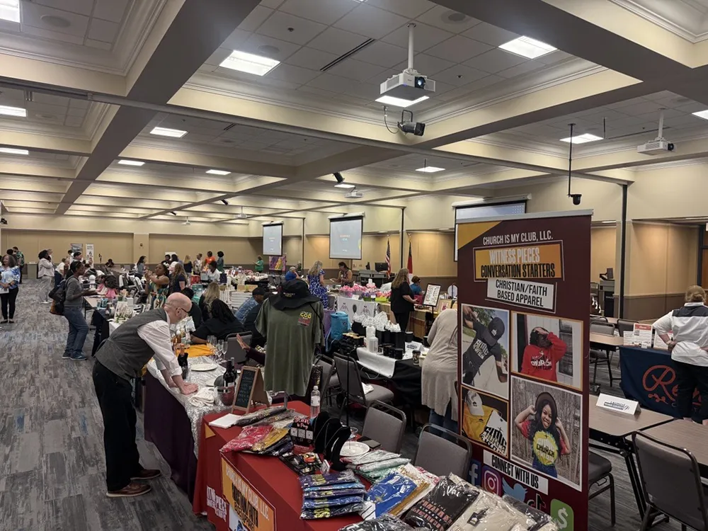 Dozens of entrepreneurs who graduated from the LaunchWakeCounty program showcased their products and services at an Alumni Vendor Expo at Wake Tech.