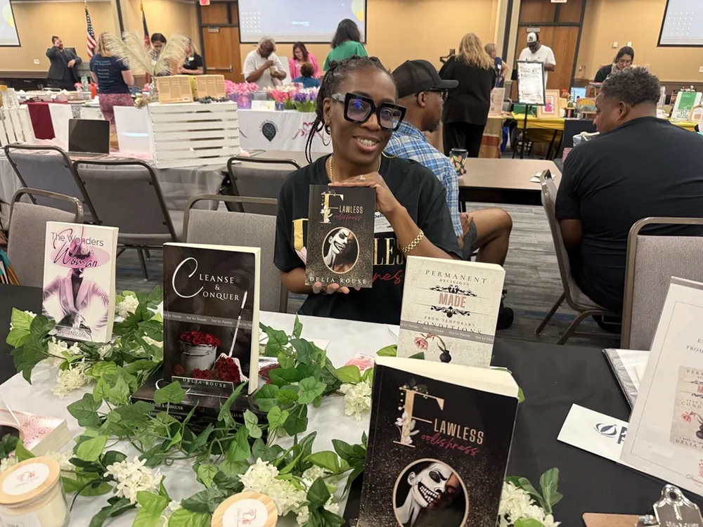 Dozens of entrepreneurs who graduated from the LaunchWakeCounty program showcased their products and services at an Alumni Vendor Expo at Wake Tech.