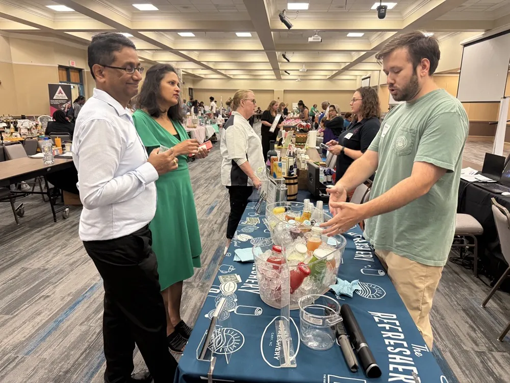 Dozens of entrepreneurs who graduated from the LaunchWakeCounty program showcased their products and services at an Alumni Vendor Expo at Wake Tech.