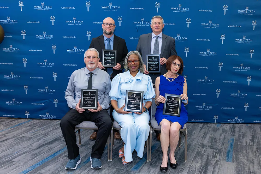 Adjunct faculty members receive Excellence in Teaching Awards
