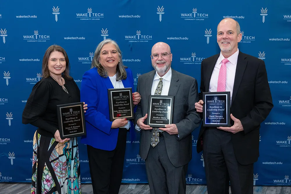 Staff members receive Excellence in Leadership Awards