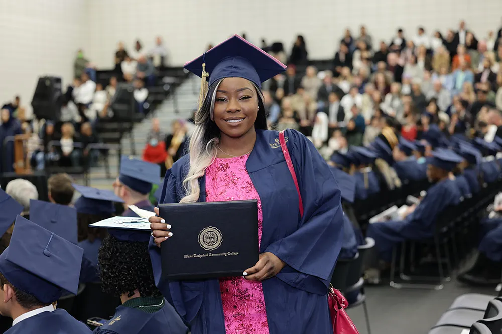 Hundreds of Wake Tech graduates celebrated their accomplishments at Fall Commencement.