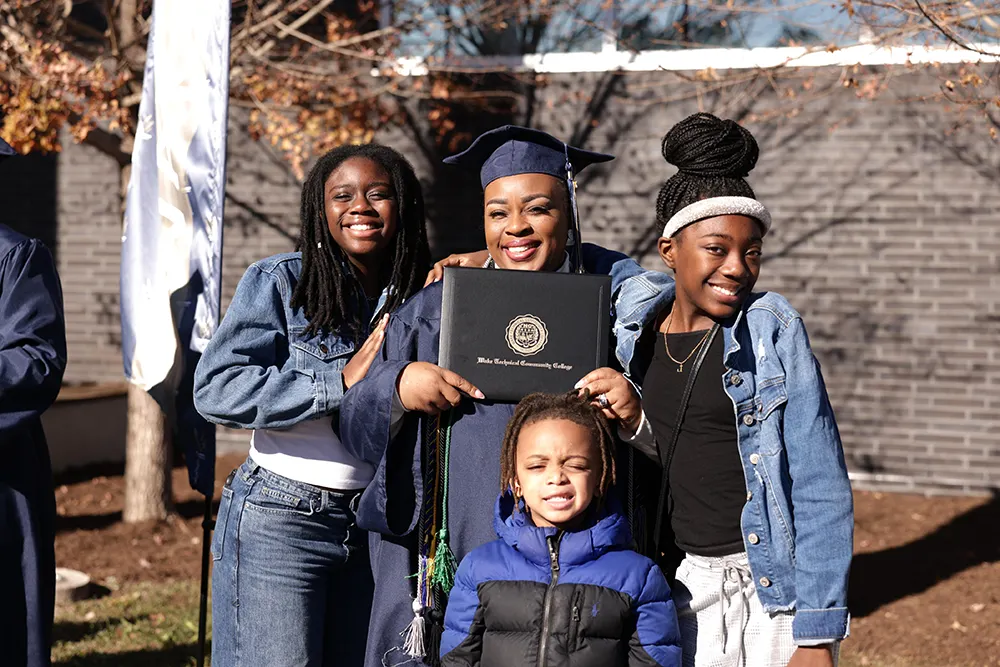 Hundreds of Wake Tech graduates celebrated their accomplishments at Fall Commencement.