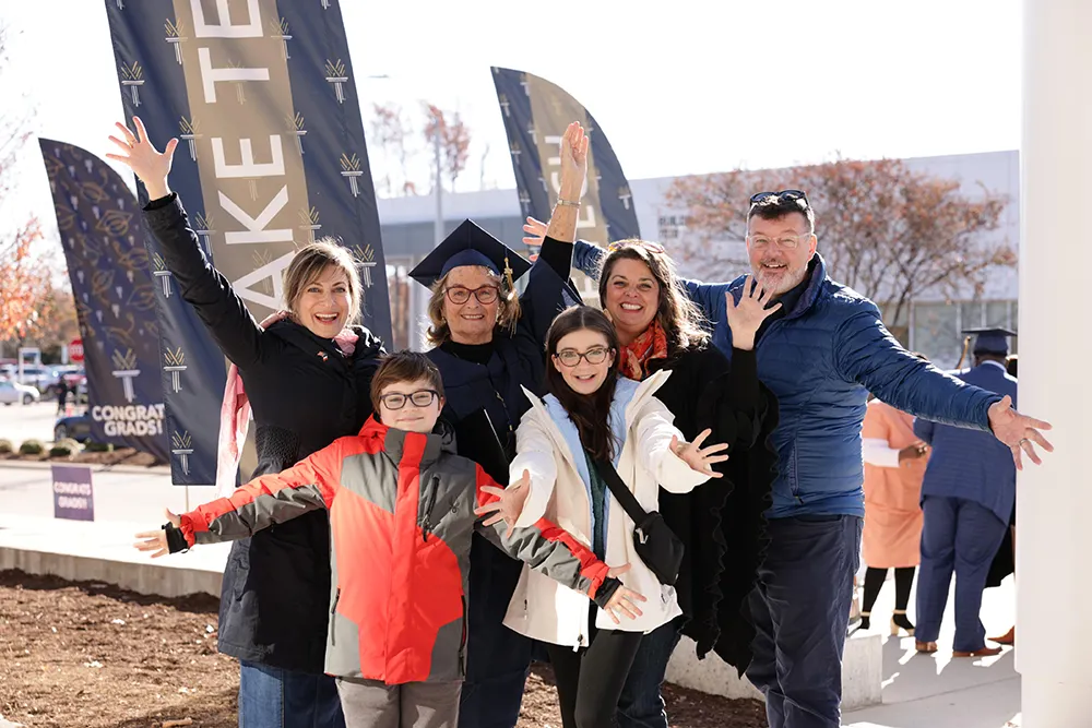 Hundreds of Wake Tech graduates celebrated their accomplishments at Fall Commencement.
