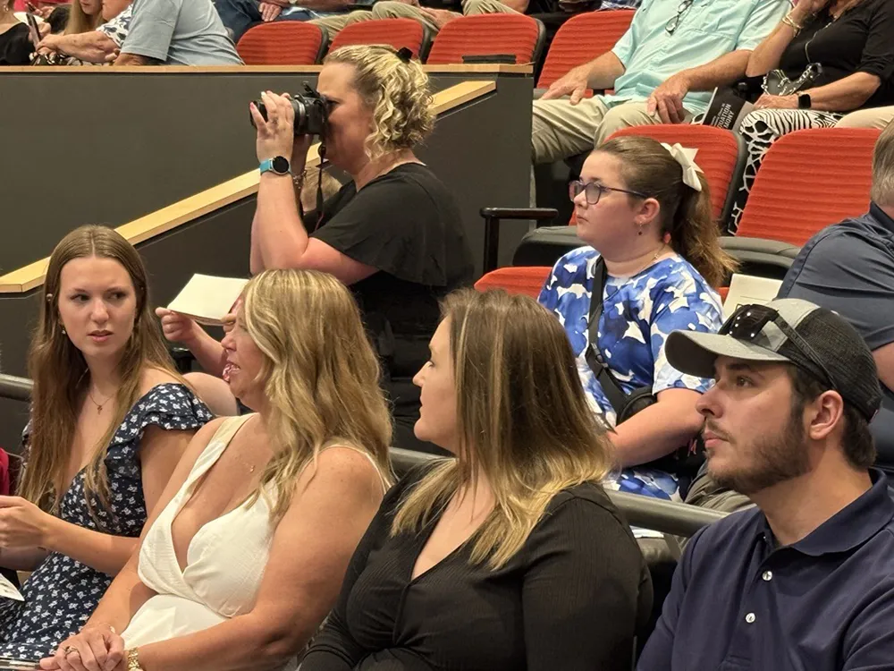 Twenty cadets graduated from the Career in a Year Fire Academy, a partnership between Wake Tech and Wake County, on June 18, 2025.