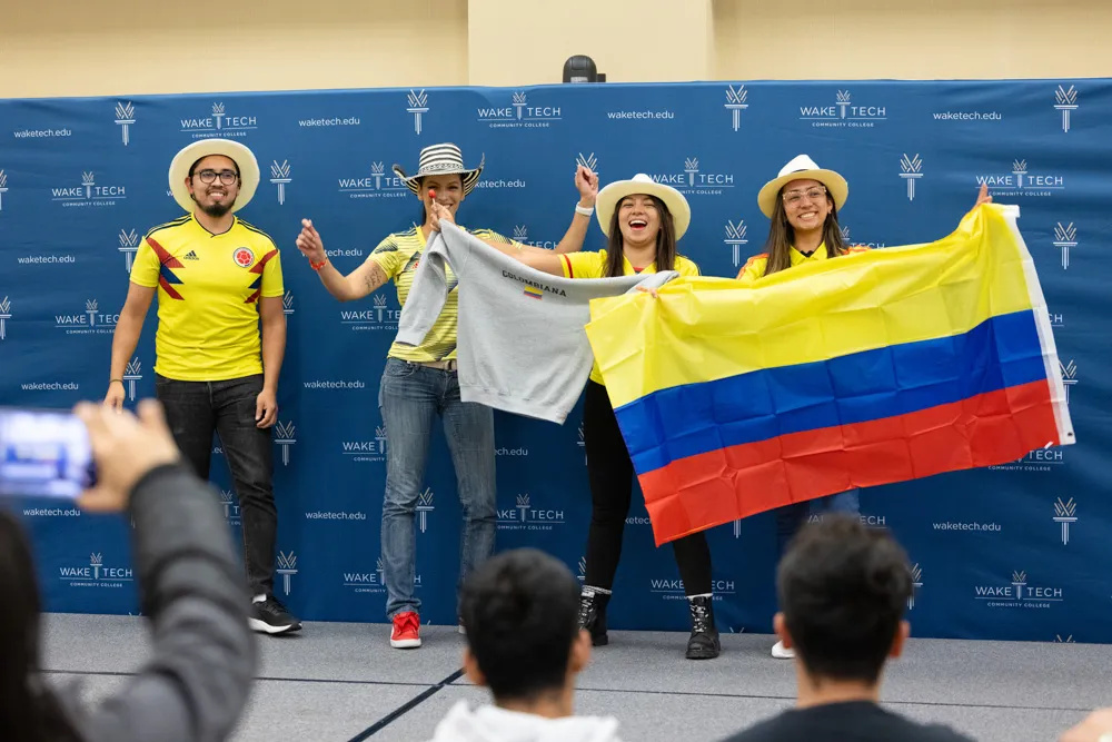 Wake Tech celebrates students from dozens of foreign countries at an International Day celebration.