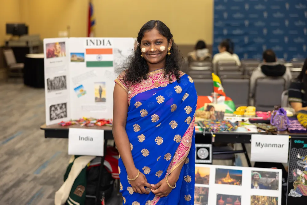 Wake Tech celebrates students from dozens of foreign countries at an International Day celebration.