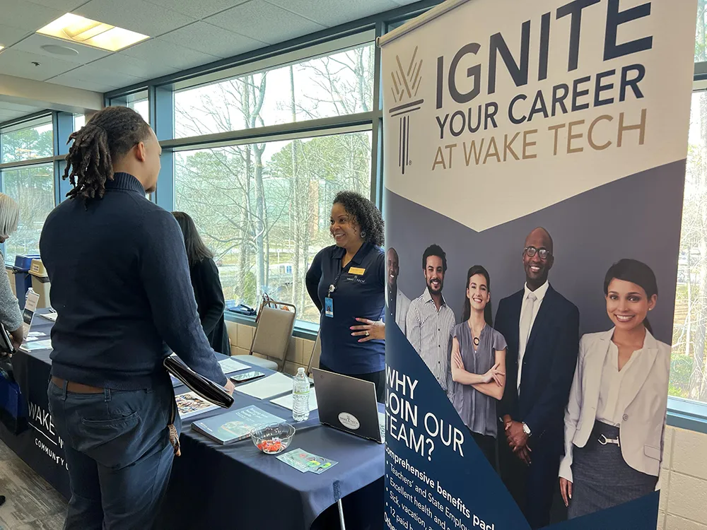 Nearly 500 job seekers attended Wake Tech's third-annual job fair.