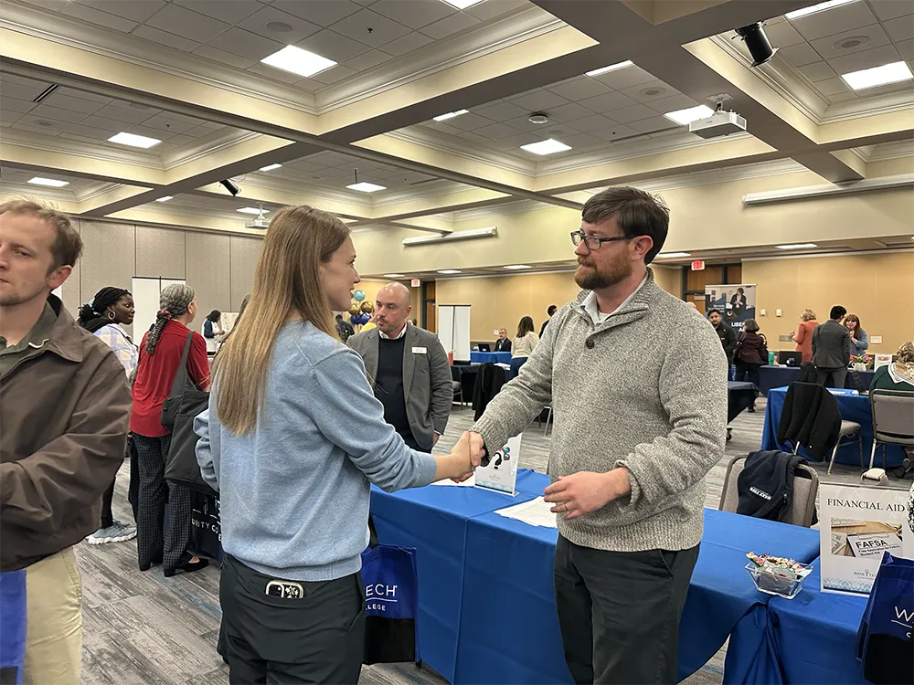 Nearly 500 job seekers attended Wake Tech's third-annual job fair.