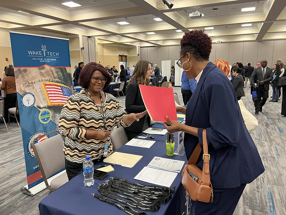 Nearly 500 job seekers attended Wake Tech's third-annual job fair.