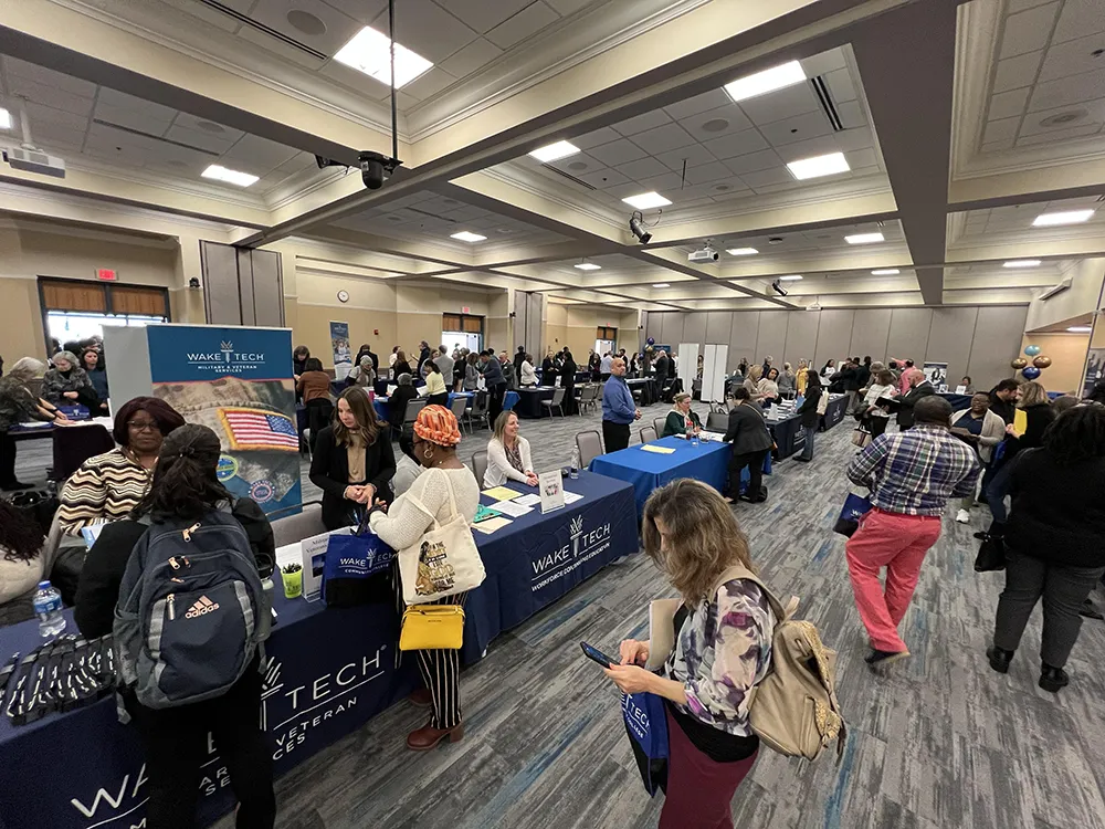 Nearly 500 job seekers attended Wake Tech's third-annual job fair.