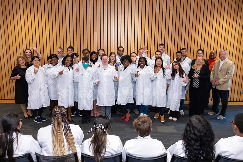 Biotech Students Receive Lab Coats