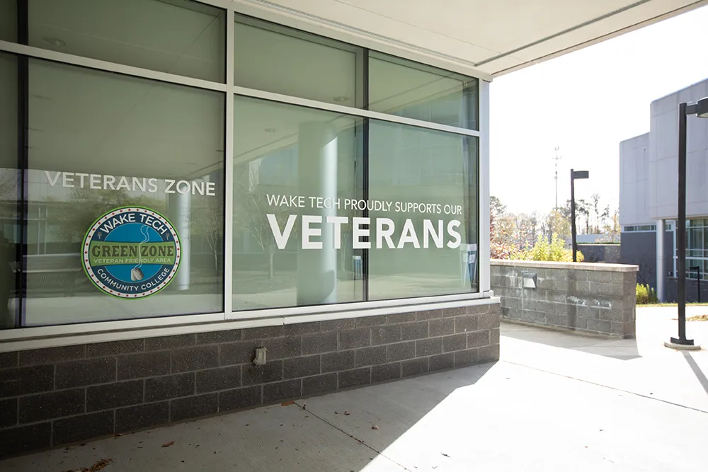 Wake Tech offers a number of special services for military veterans and their families.