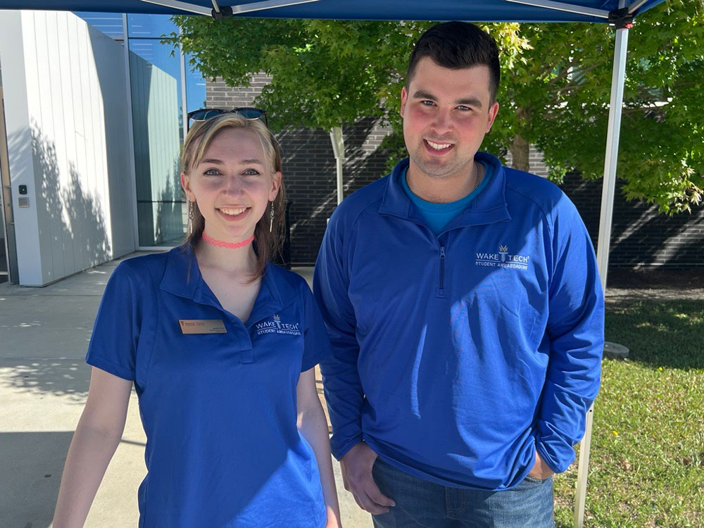 Wake Tech students and staff show off Scott Northern Wake Campus during the college's Open House.