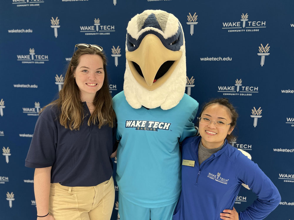 Wake Tech students and staff show off Scott Northern Wake Campus during the college's Open House.