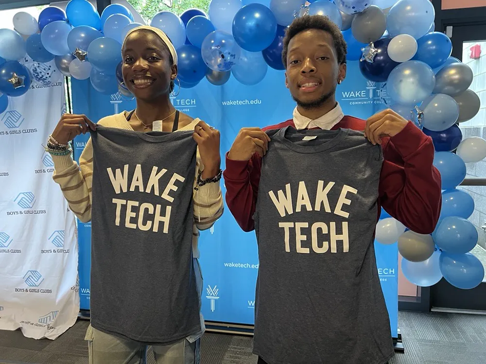 A partnership between Wake Tech and the Boys & Girls Clubs of Wake County has helped 12 high school graduates.