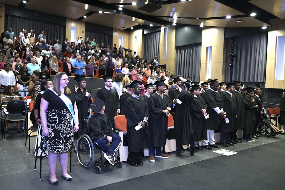 Graduates of Wake Tech's Pathfinder program celebrated their accomplishments at a June 19, 2025, commencement ceremony.