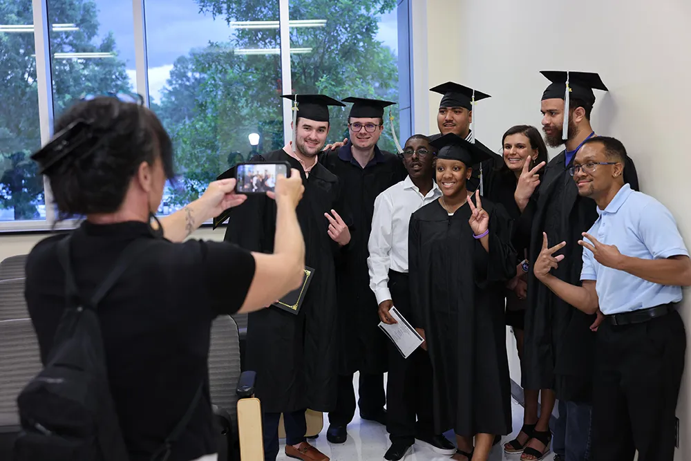 Graduates of Wake Tech's Pathfinder program celebrated their accomplishments at a June 19, 2025, commencement ceremony.