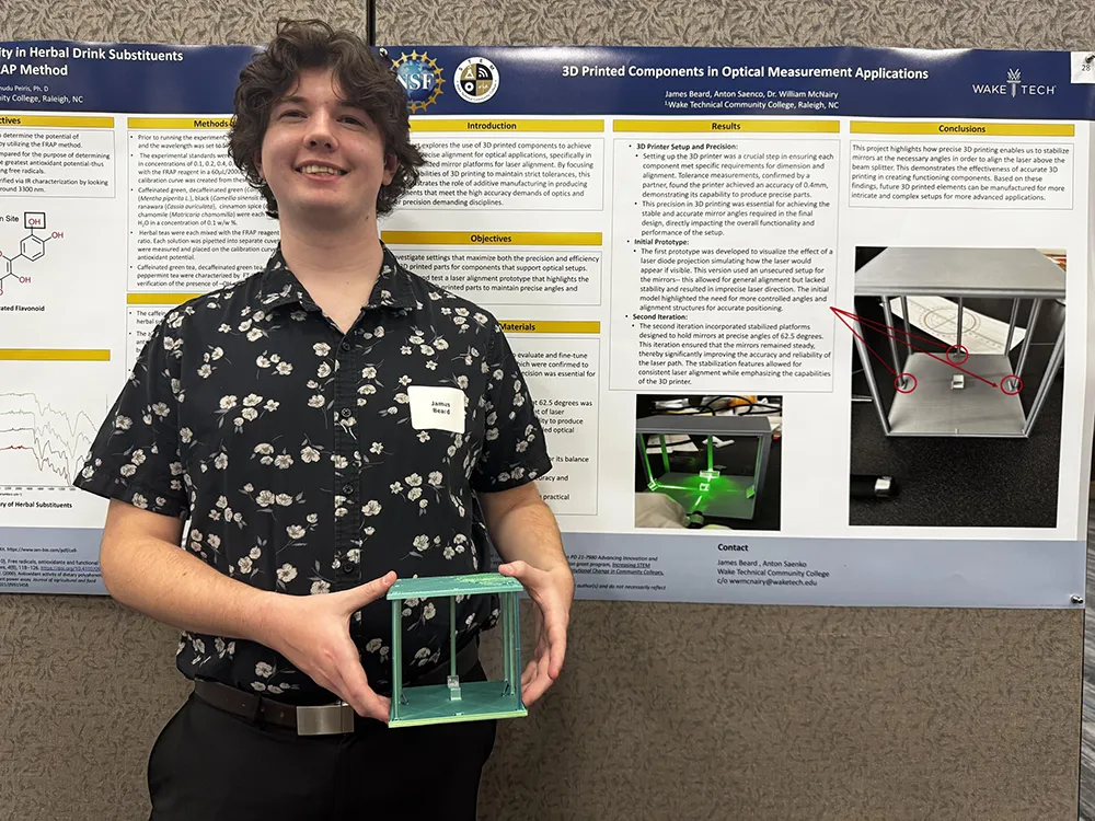 Student researchers in Wake Tech's START program present their findings at the Fall 2024 Student Showcase.Research Discoveries