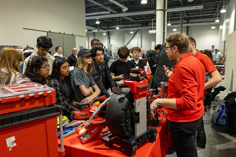 High School Students Learn About Careers in Skilled Trades