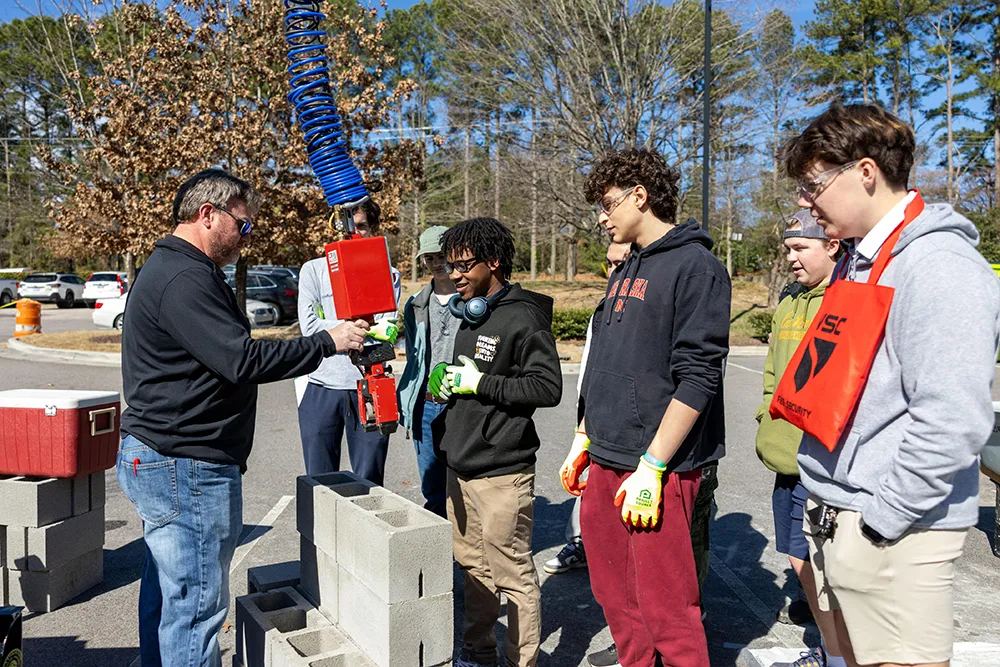 High School Students Learn About Careers in Skilled Trades