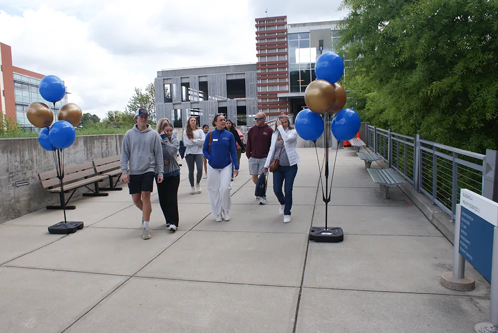 Prospective Wake Tech students attend the 2025 Spring Open House.