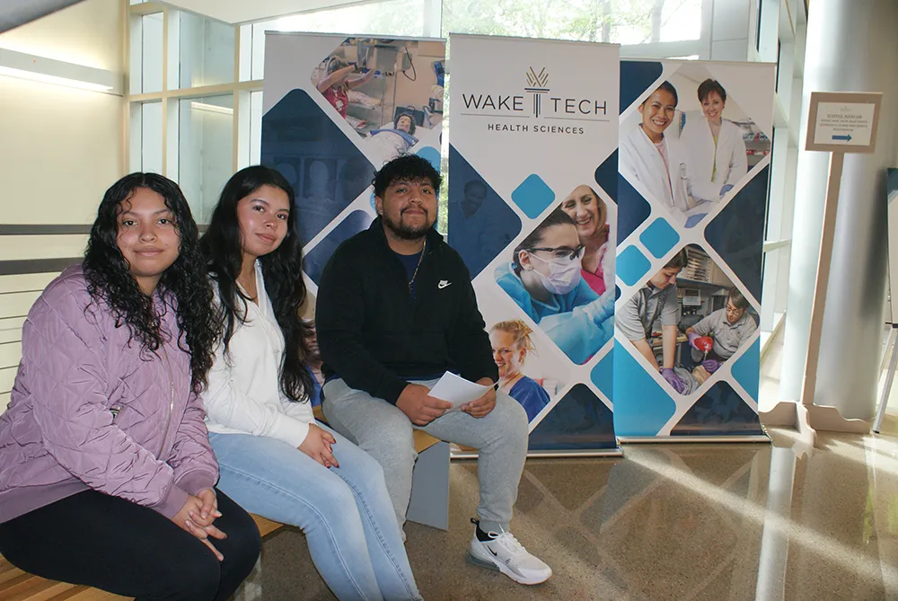 Prospective Wake Tech students attend the 2025 Spring Open House.